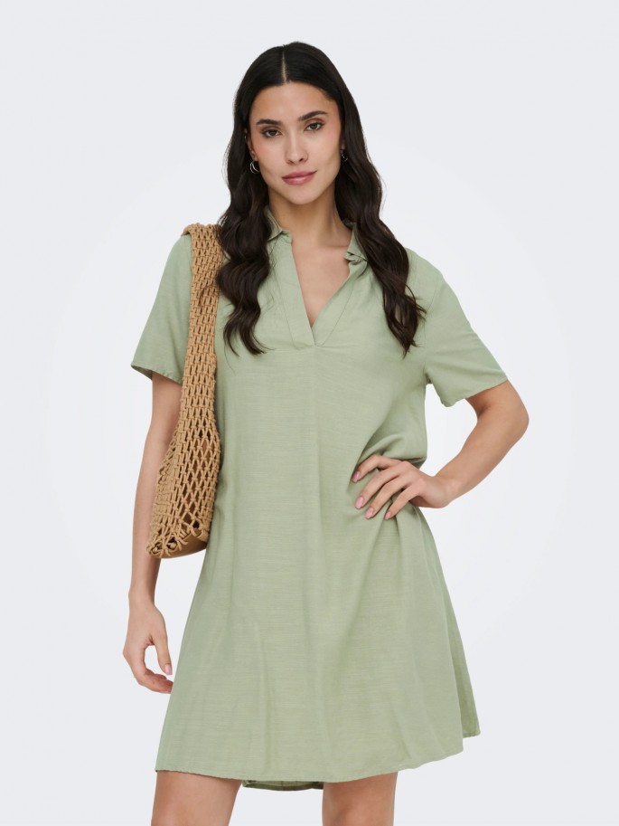 JDYCAYA LINEN Vestido Midi...