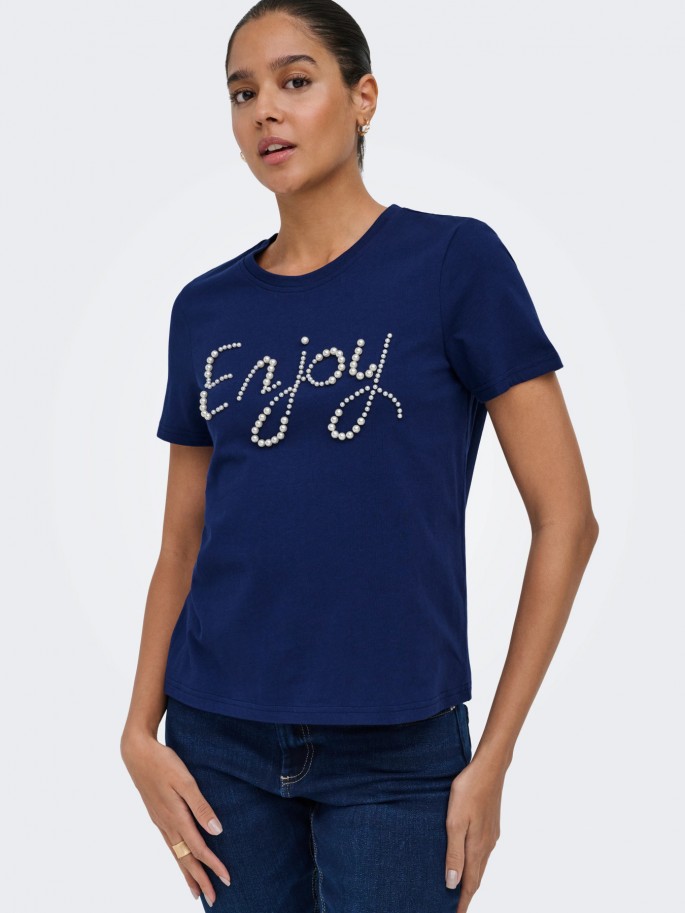 JDY Camiseta ASTA PEARL...