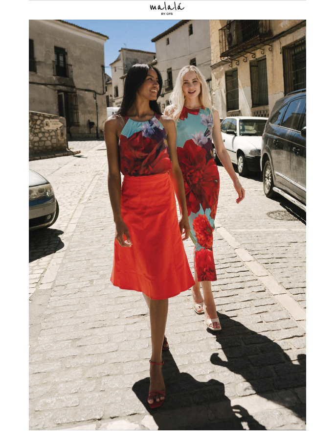 Vestido NICE estampado exclusivo...