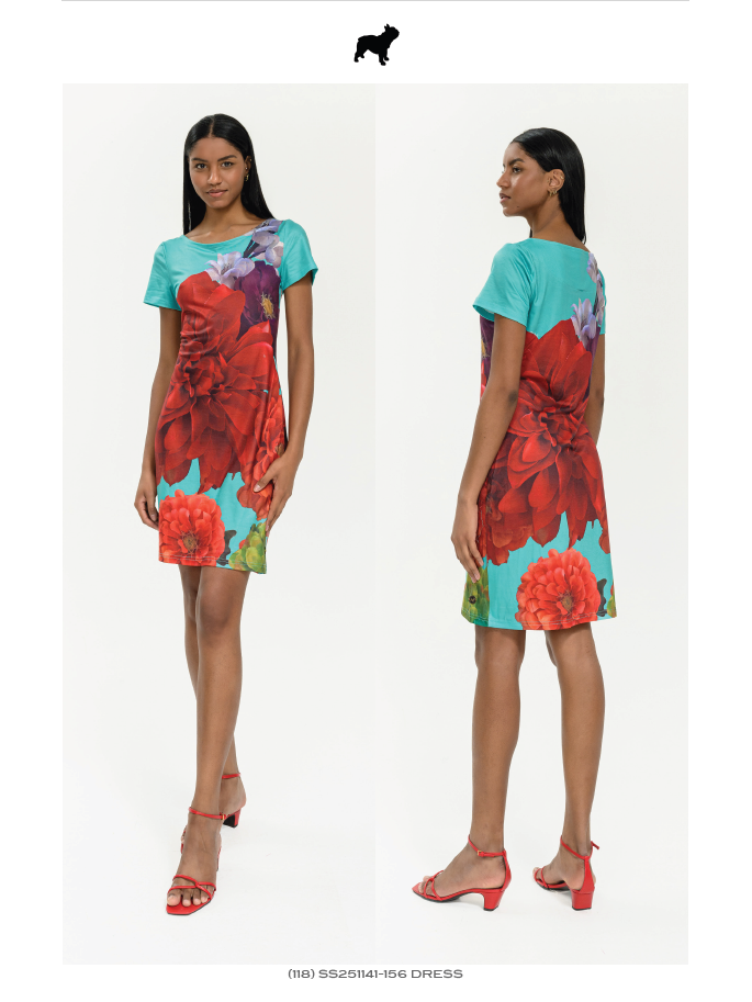 Vestido PAHUATLAN Estampado Exclusico...