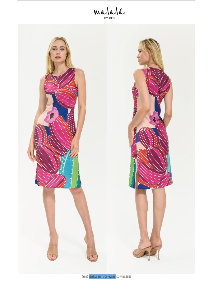 Vestido AJIJIC Estampado...