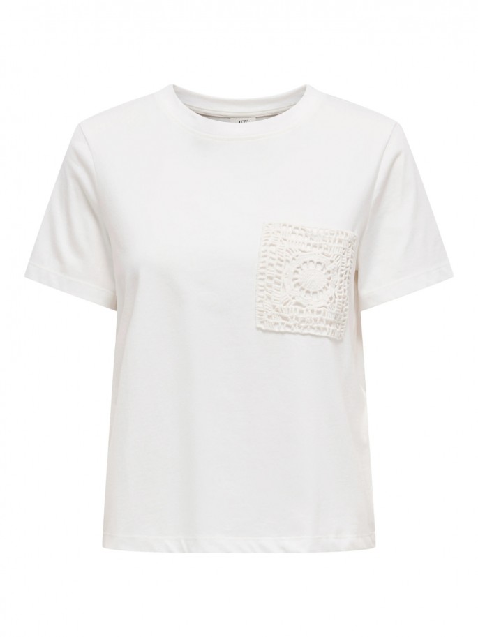 Camiseta JDYSELMA Manga Corta CROCHET