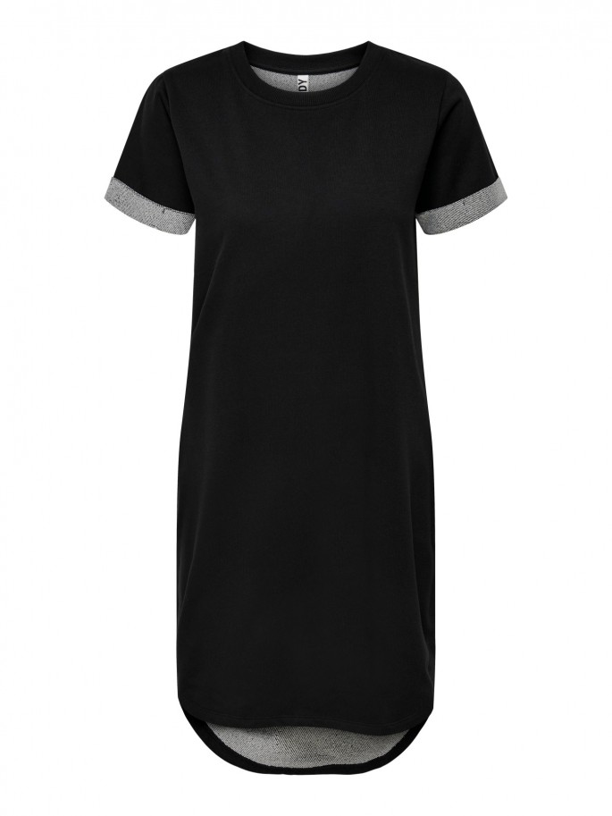 Vestido JDYIVY Manga Corto Casual Negro