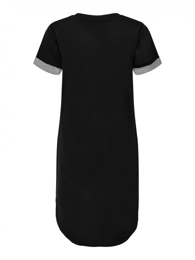 Vestido JDYIVY Manga Corto Casual Negro