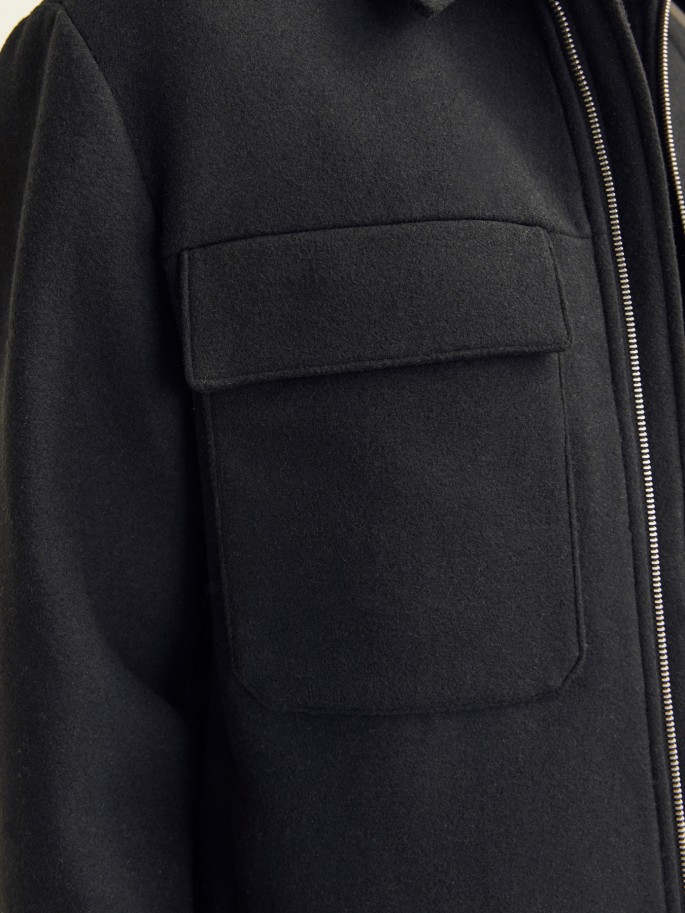 Chaqueta JPRCCRUSSEL Paño Negro...