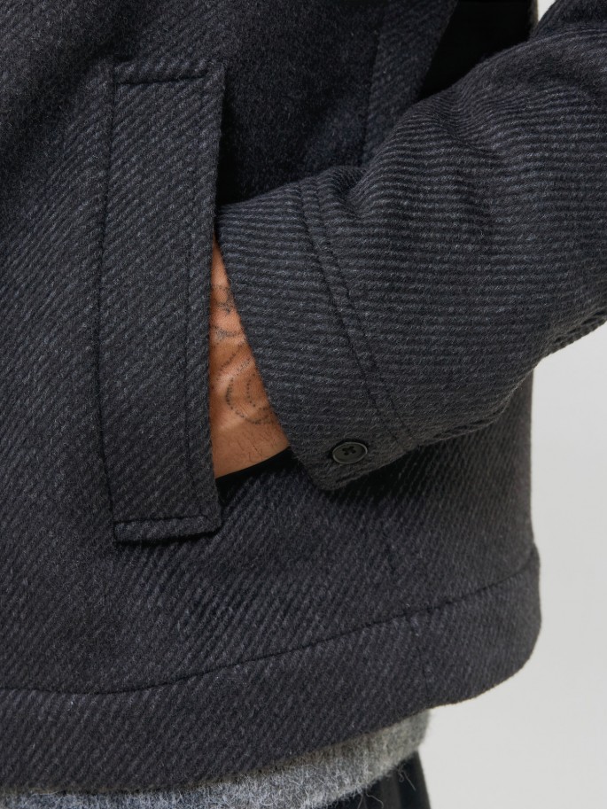 Chaqueta JPRBLACOBBS GRIS OSCURO
