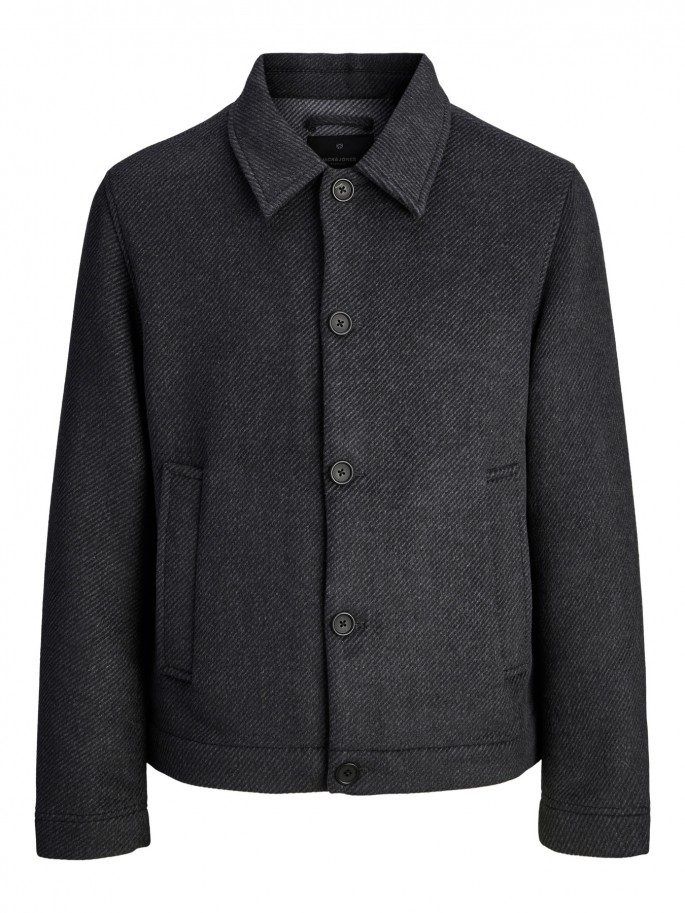 Chaqueta JPRBLACOBBS GRIS OSCURO