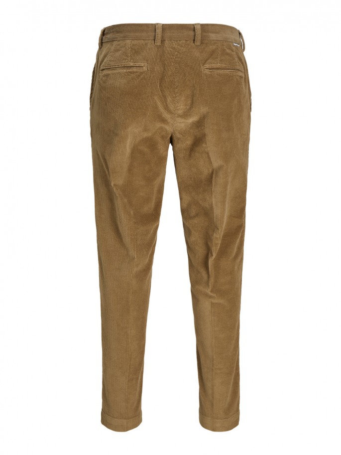 Pantalón JPSTACE Pana tipo chino BEIGE