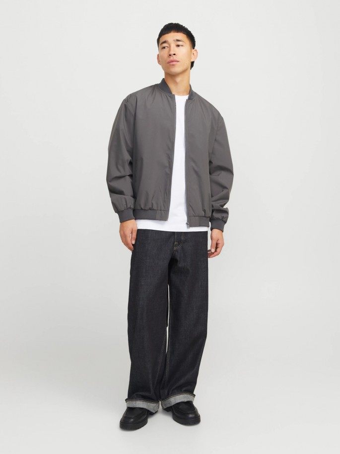 Chaqueta JJECHARGE BOMBER JACKET GRIS...