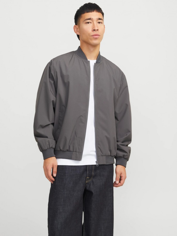 Chaqueta JJECHARGE BOMBER JACKET GRIS...