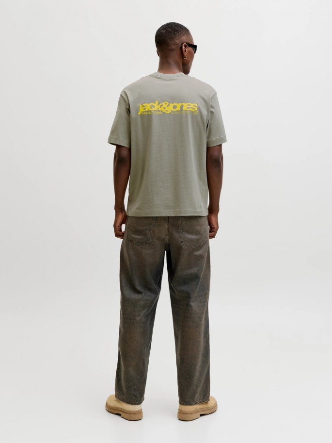 Camiseta JWHUNION BACK PRINT Manga...