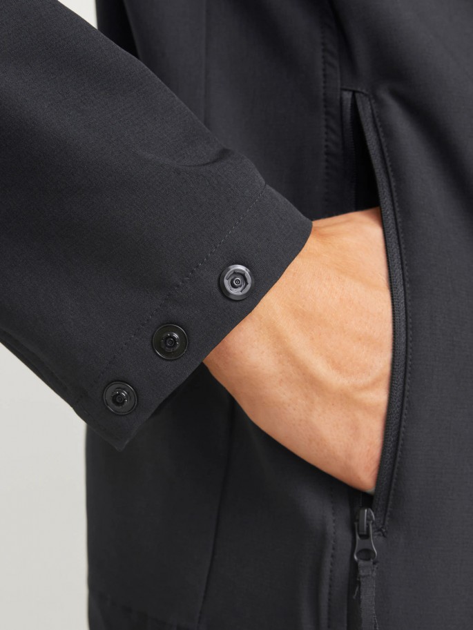 Chaqueta JCOAERO SHIRT JACKET NEGRO