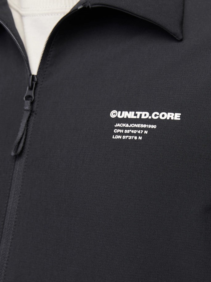 Chaqueta JCOAERO SHIRT JACKET NEGRO