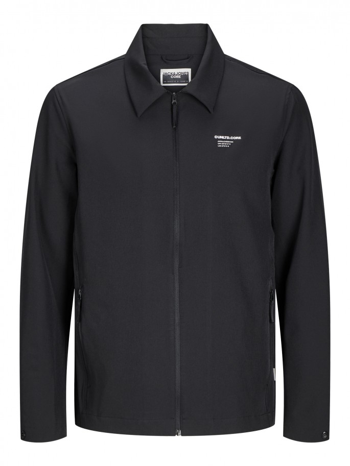 Chaqueta JCOAERO SHIRT JACKET NEGRO