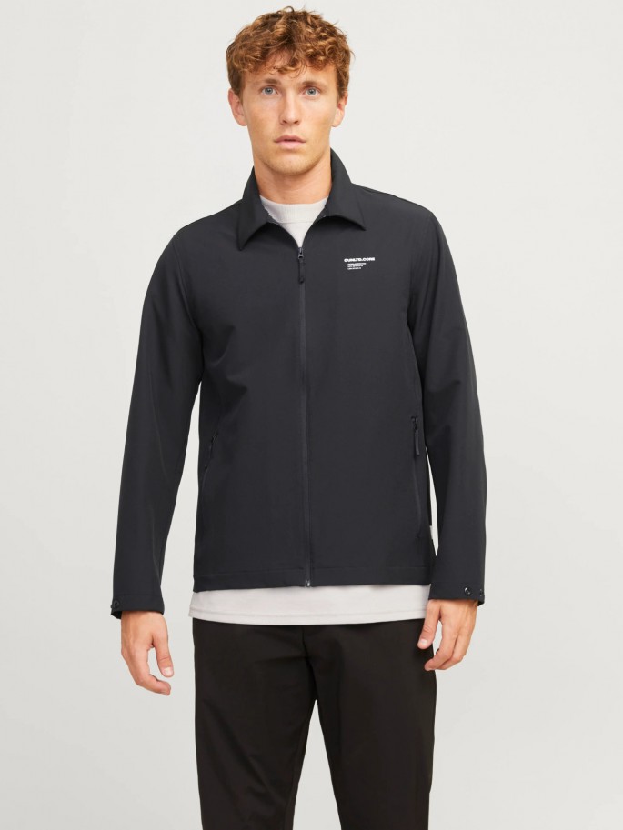 Chaqueta JCOAERO SHIRT JACKET NEGRO