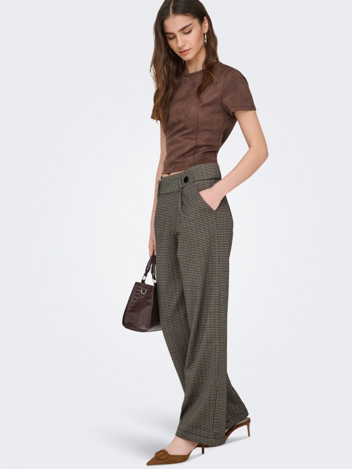 Pantalón JDY JDYGEGGO MIA LONG CUADRO...