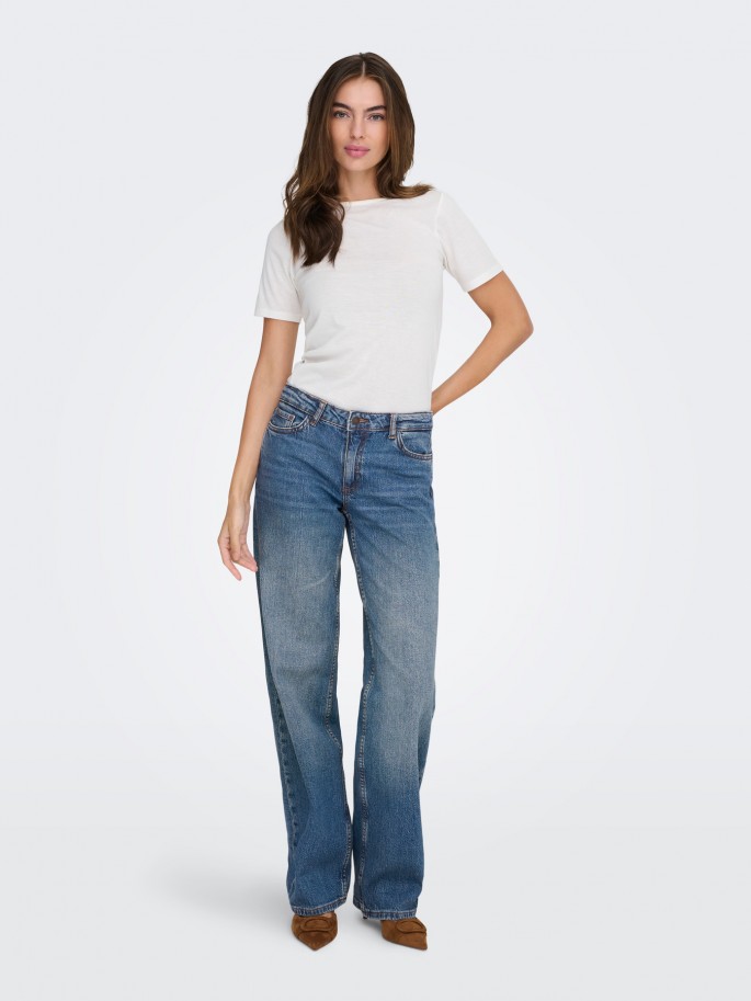 Pantalón JDY Tejano JDYKATIE LW STR...