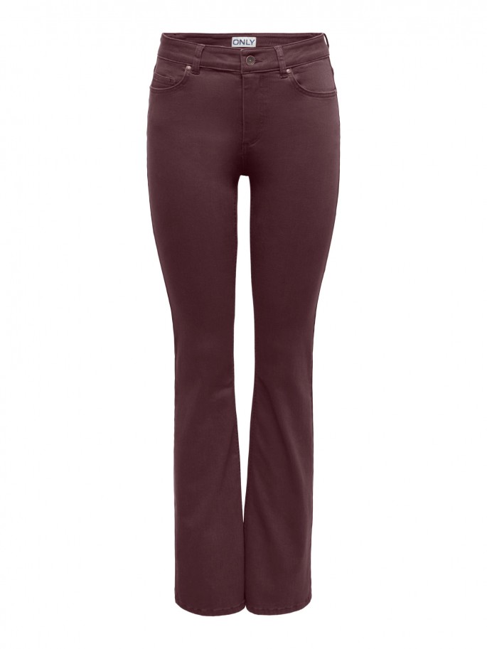 Pantalones Only ONLBLUSH MID FLARED...