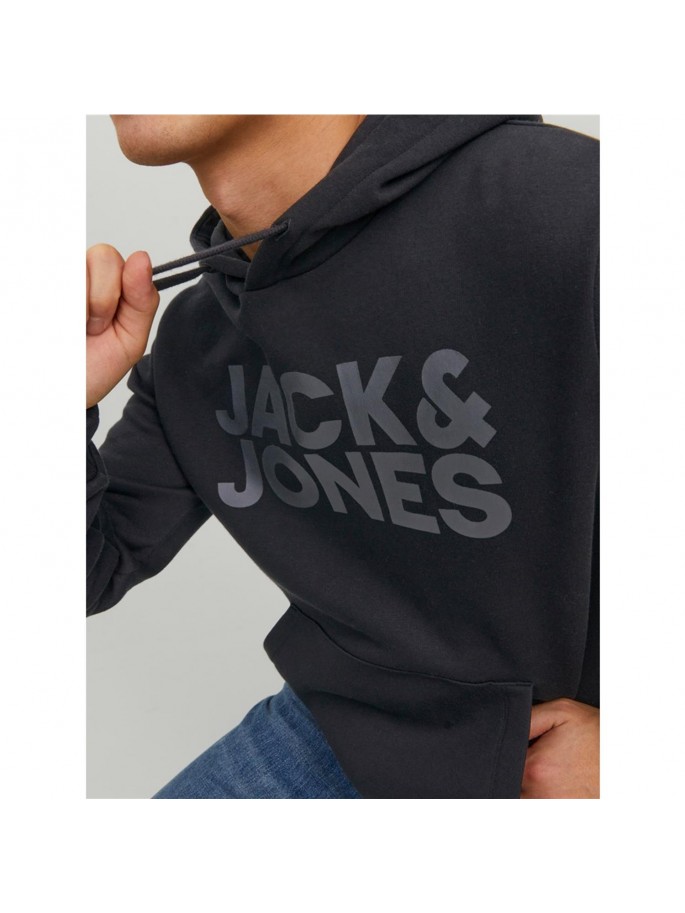  Sudadera Jack y Jones Ecorp Logo Gris Hombre, Negro - : Ropa,  Zapatos y Joyería