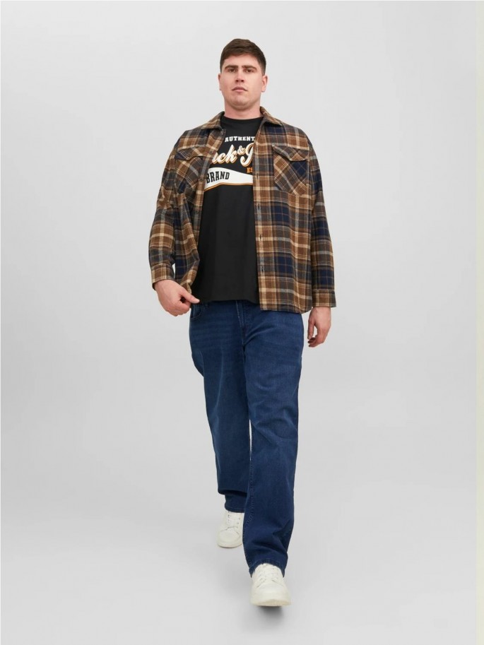 Camiseta Logo Plus Size NEGRO Camiseta Logo Plus Size NEGRO