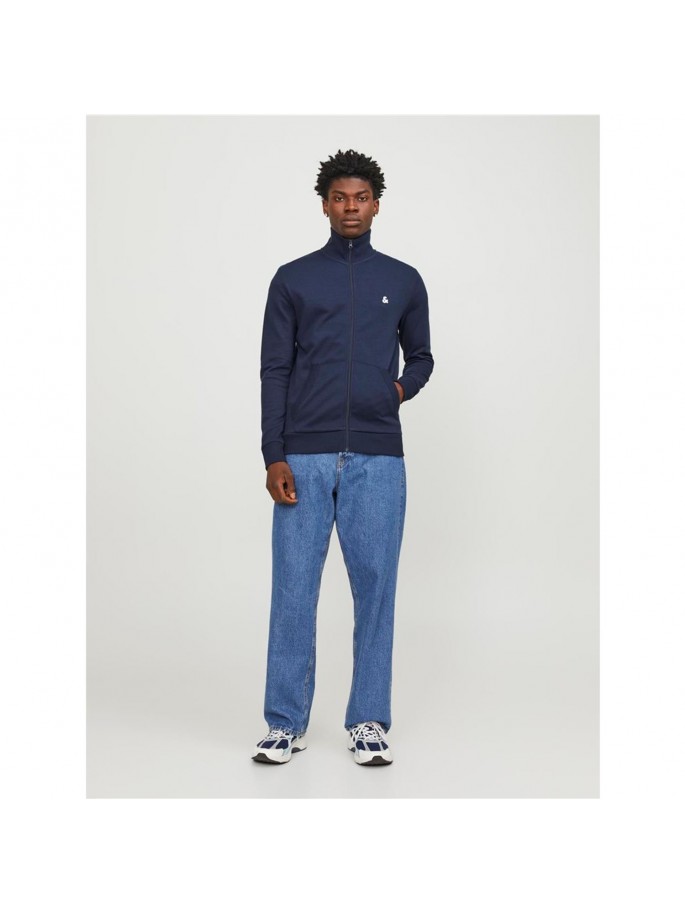 JJEPAULOS SWEAT ZIP NOOS AZUL MARINO