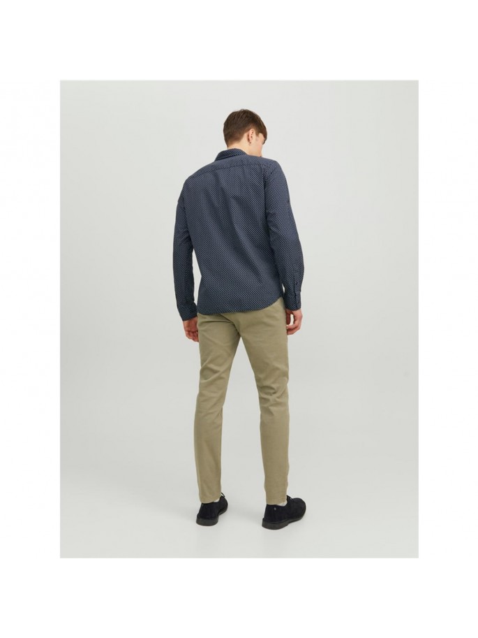 JJEREMY DETAIL SHIRT LS NOOS AZUL MARINO JJEREMY DETAIL SHIRT LS NOOS AZUL MARINO