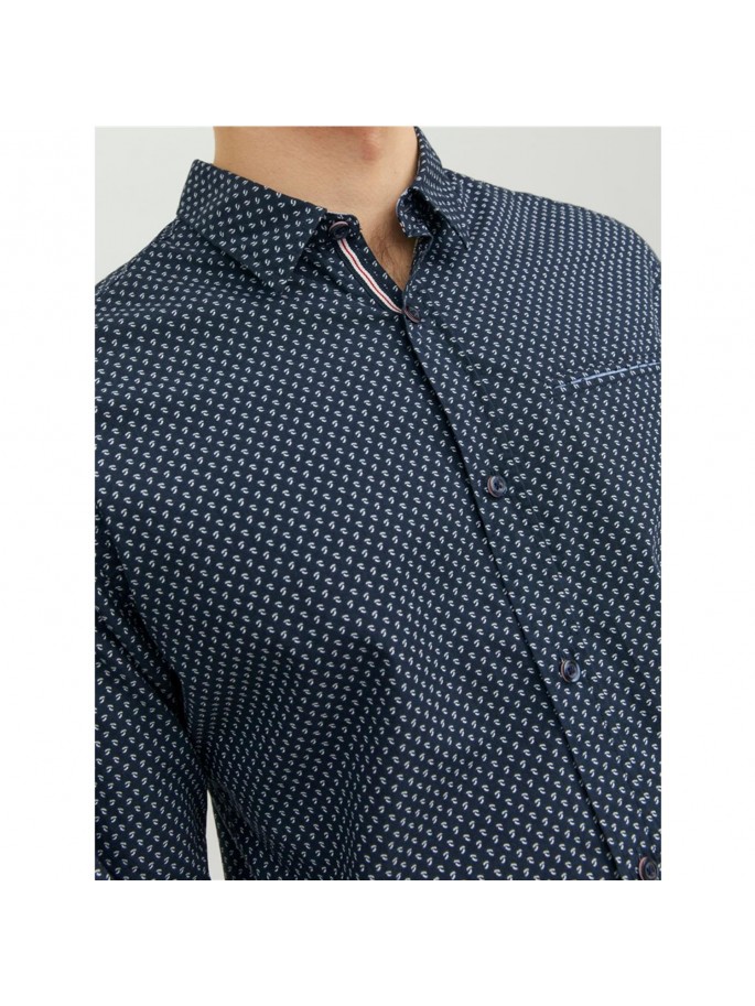 JJEREMY DETAIL SHIRT LS NOOS AZUL MARINO JJEREMY DETAIL SHIRT LS NOOS AZUL MARINO