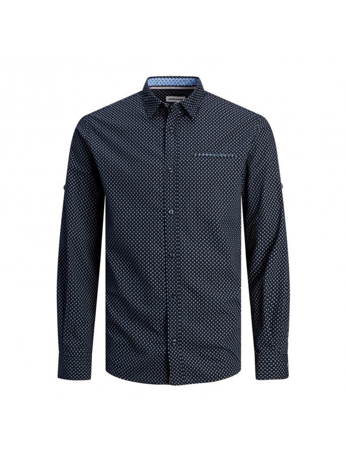 JJEREMY DETAIL SHIRT LS NOOS AZUL MARINO JJEREMY DETAIL SHIRT LS NOOS AZUL MARINO