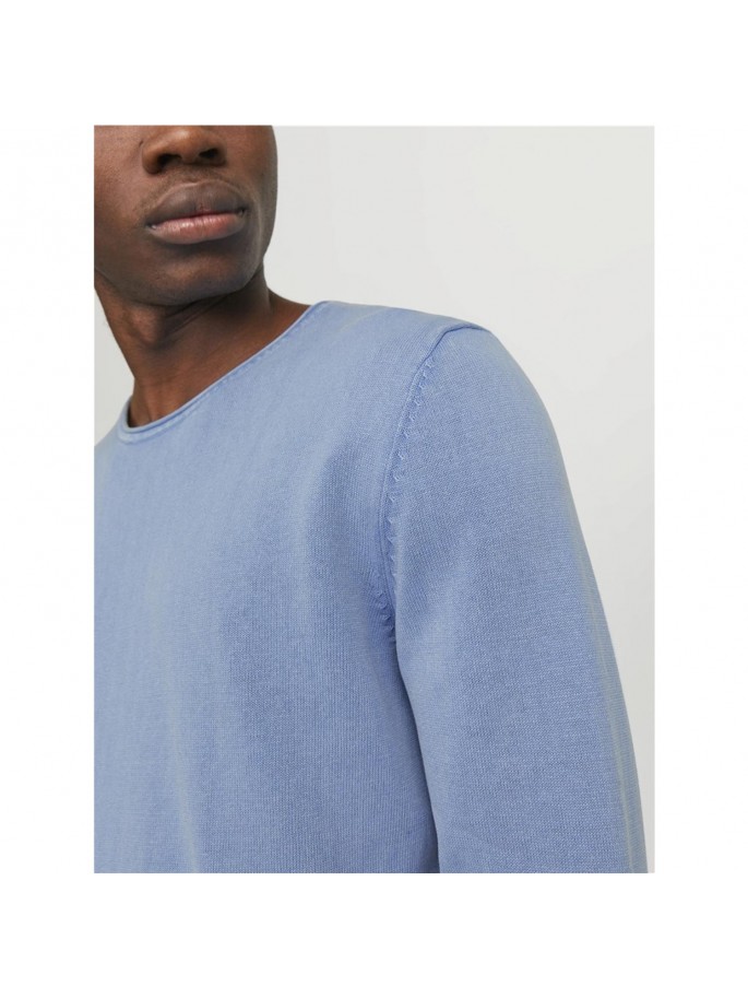 JJELEO KNIT CREW NECK NOOS AZUL CLARO JJELEO KNIT CREW NECK NOOS AZUL CLARO